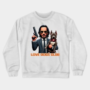 LOVE DOG (Gun) CLUB Crewneck Sweatshirt